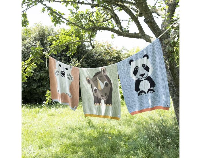 COQ EN P�TE Couverture en Coton Bio - 75x105 cm (4)