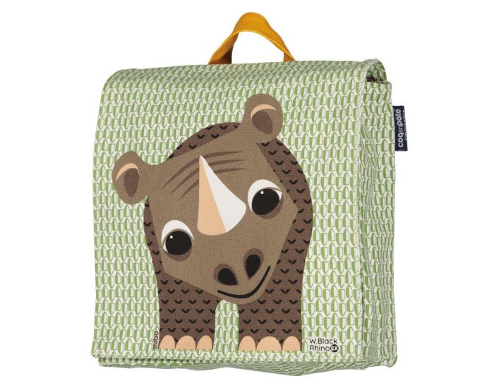 COQ EN P�TE Sac � Dos en Coton Bio - Rhinoc�ros (2)