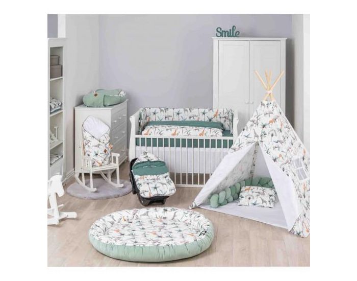 SEVIRA KIDS Lot de 2 Langes en Bambou - Safari - 50 x 50 cm (7)