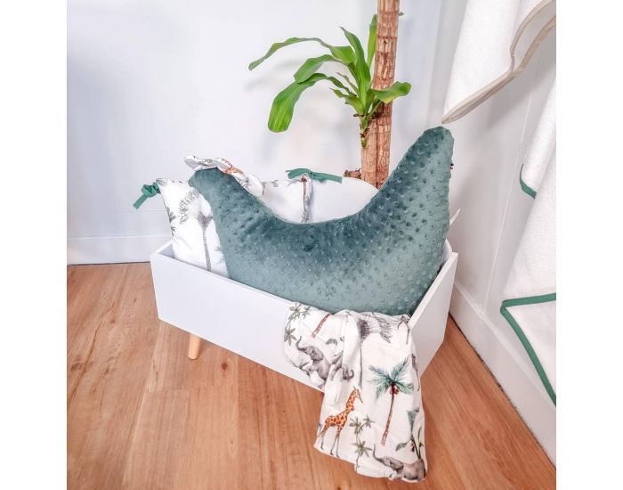 SEVIRA KIDS Maxi Lange en Bambou - Safari - 100 x 100 cm (2)