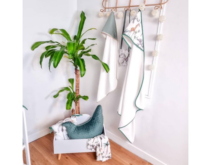 SEVIRA KIDS Maxi Lange en Bambou - Safari - 100 x 100 cm (4)