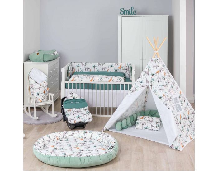 SEVIRA KIDS Maxi Lange en Bambou - Safari - 100 x 100 cm (6)
