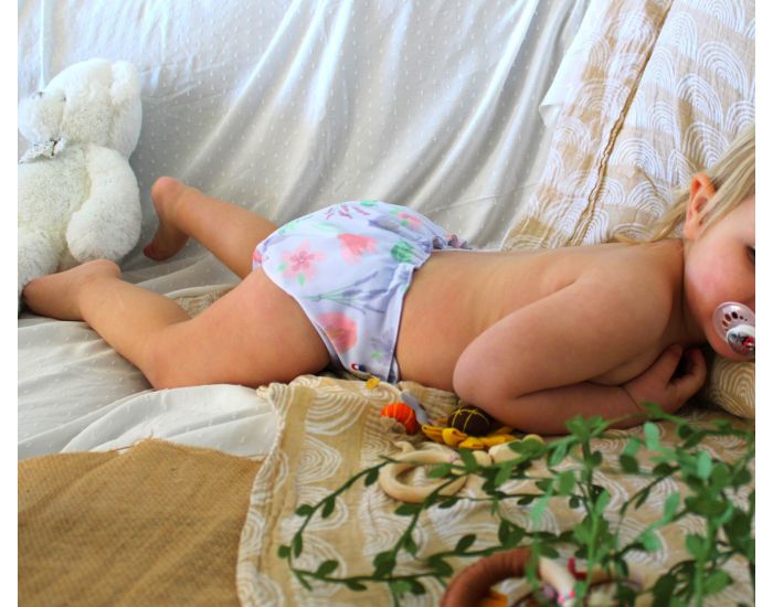 MAYA BOO Couche Lavable Evolutive - Aquafleur (2)