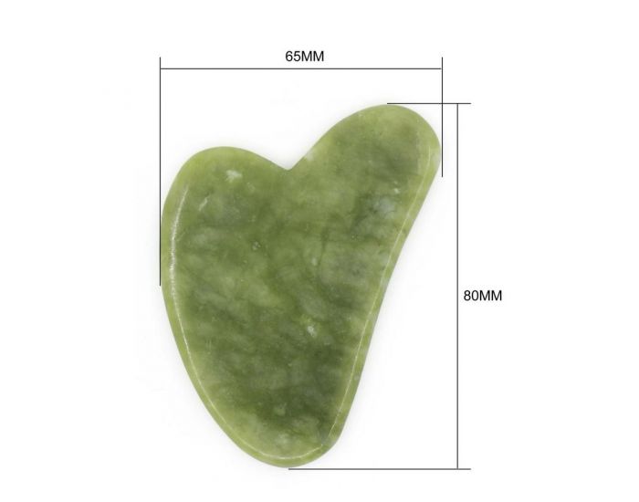 SUN&SIA GuaSha en Pierre de Jade Vert + Housse (3)