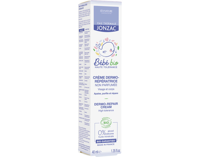 JONZAC Bébé Crème Dermo-Réparatrice - 40 ml