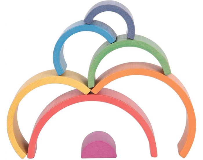 TICKIT Petit arc-en-ciel en bois (3)