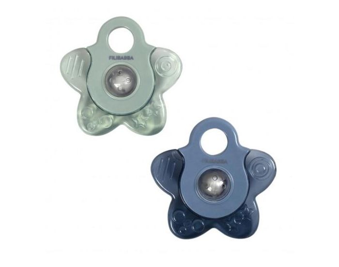FILIBABBA Lot de 2 Anneaux de Dentition R�frig�rants �toiles Filibabba - D�s 4 mois (1)
