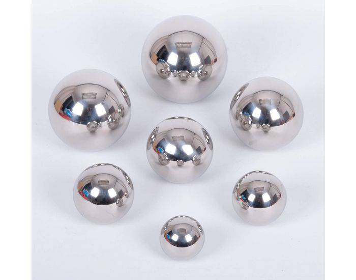 TICKIT Balles sonores r�fl�chissantes argent�es (1)