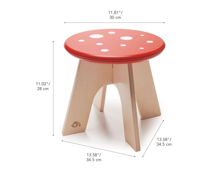 TENDER LEAF TOYS Tabouret Champignon (1)