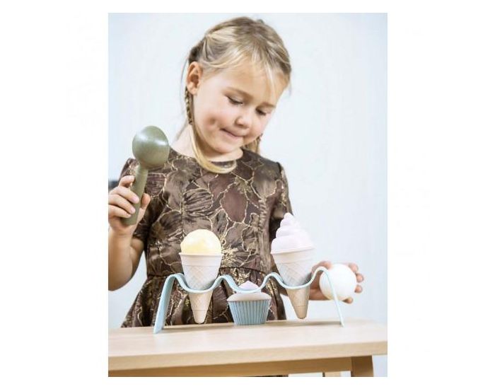 DANTOY Jouet Bioplastique - Coffret de Cupcake et Cr�me Glac�e - D�s 2 Ans (1)