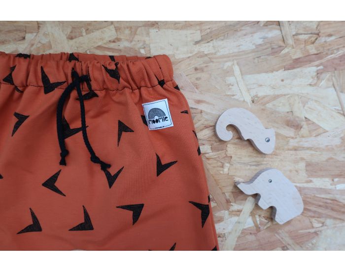 MOOMIE Pantalon Jogpant - Flches orange (1)