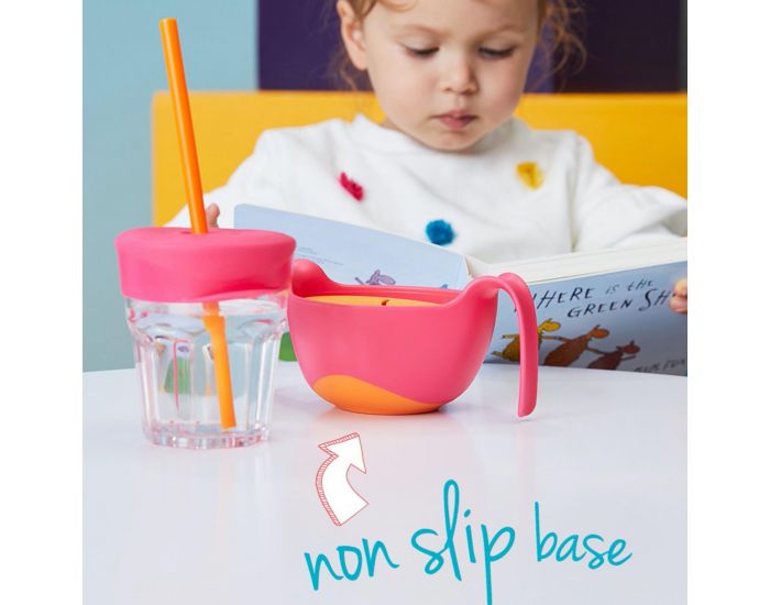 SERVIRA KIDS B.Box Bol enfant 3 en 1 Avec paille et Couvercle (2)