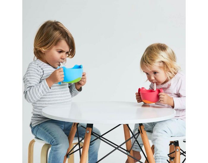 SERVIRA KIDS B.Box Bol enfant 3 en 1 Avec paille et Couvercle (8)