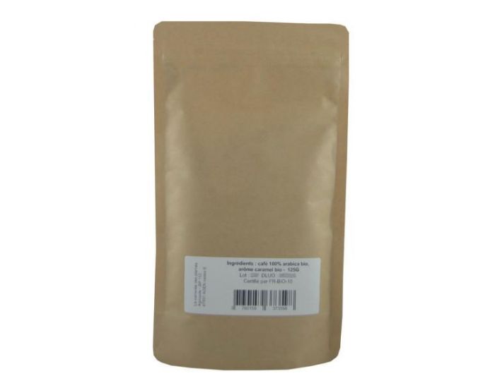 FRUCTIVIA Caf moulu Bio saveur caramel - 125 g (1)