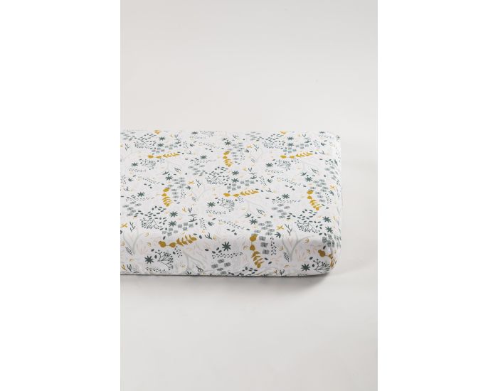 KADOLIS Drap housse Coton Bio pour Lit b�b� - Yukari (1)