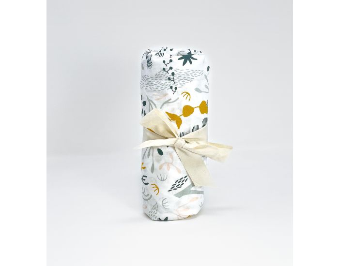 KADOLIS Drap housse Coton Bio pour Lit b�b� - Yukari (4)