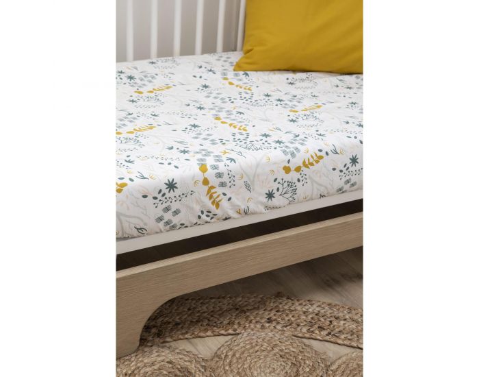 KADOLIS Drap housse Coton Bio pour Lit b�b� - Yukari (7)