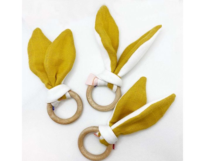 PAPATE Anneau De Dentition Bio - Honey Honey (1)