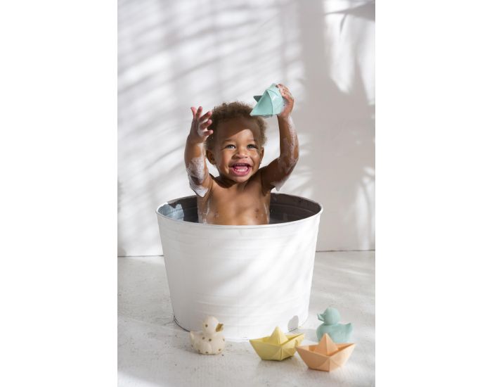 OLI ET CAROL Jouet de bain bateau Origami - D�s La Naissance (1)