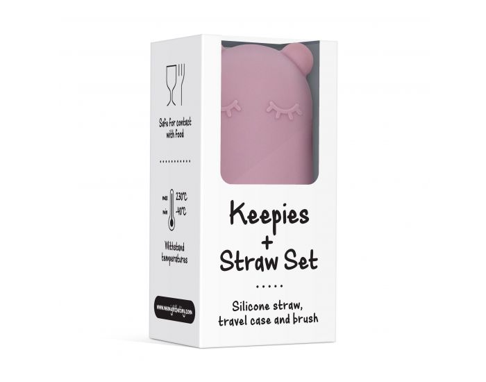 WE MIGHT BE TINY Paille en silicone avec �tui (6)