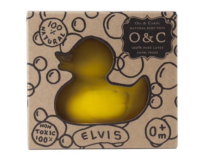 OLI ET CAROL Jouet de bain canard Elvis - Ds La Naissance (4)