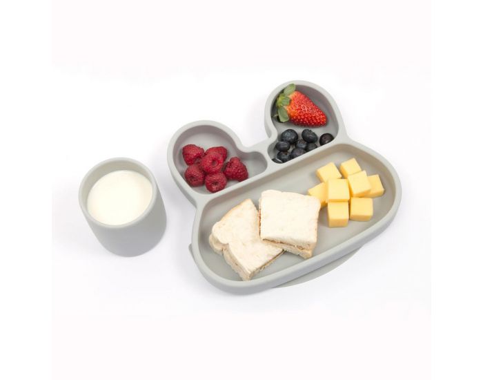 WE MIGHT BE TINY Assiette en Silicone - Lapin - D�s 12 mois (5)