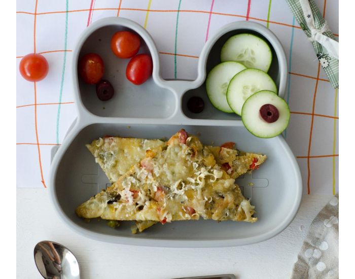 WE MIGHT BE TINY Assiette en Silicone - Lapin - D�s 12 mois (6)