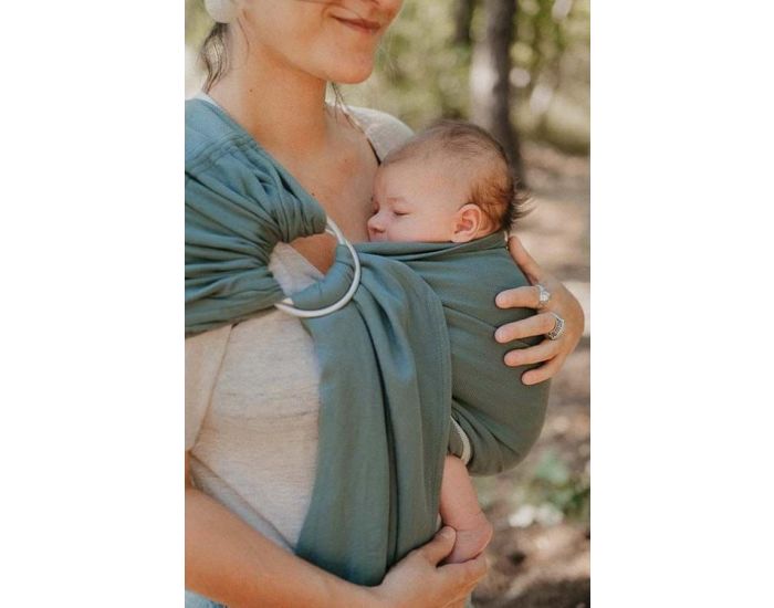 NEOBULLE Porte-b�b� NEO SLING - Vert Eucalyptus - Coton Bio (1)