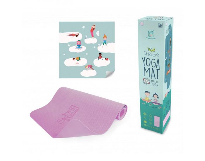 BUKI FRANCE Tapis de yoga enfant - Violet - Ds 4 ans (1)
