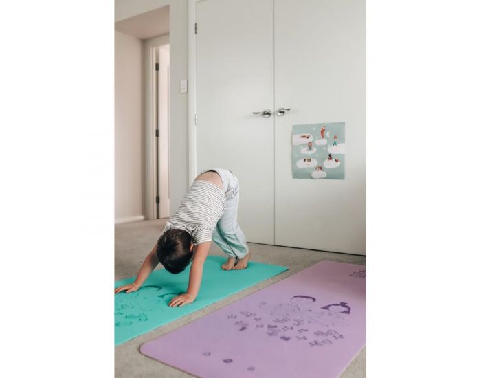 BUKI FRANCE Tapis de yoga enfant - Violet - Ds 4 ans (3)