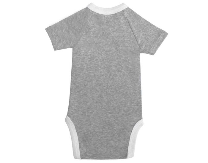 PREMIERS MOMENTS Body Manches Courtes - 100% Coton Bio - Perle (2)