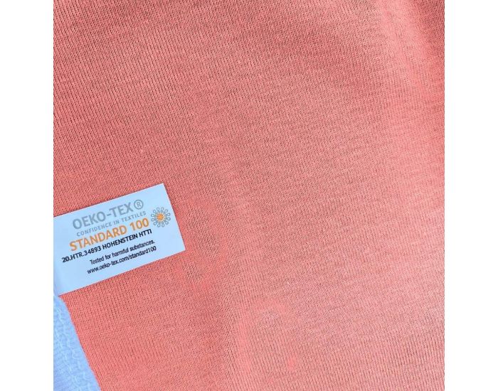 PREMIERS MOMENTS Body Manches Longues Crois� - 100% Coton Bio - Framboise (4)