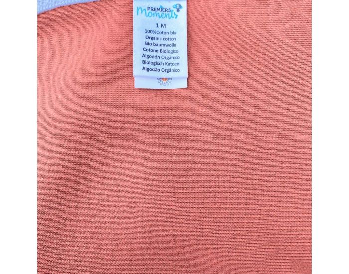 PREMIERS MOMENTS Body Manches Longues Crois� - 100% Coton Bio - Framboise (5)