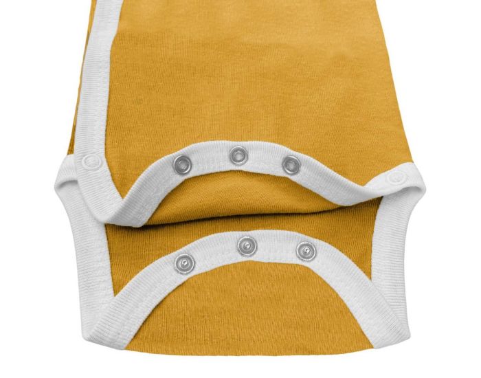 PREMIERS MOMENTS Body Manches Longues Crois� - 100% Coton Bio - Miel (2)