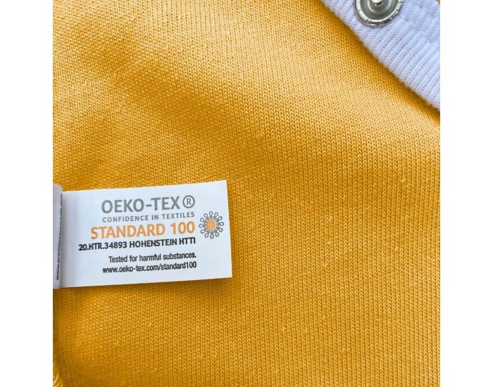 PREMIERS MOMENTS Body Manches Longues Crois� - 100% Coton Bio - Miel (3)