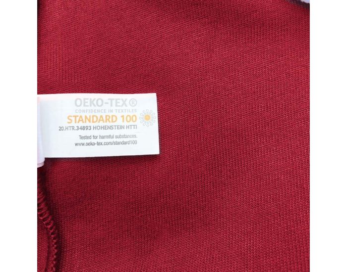 PREMIERS MOMENTS Body Manches Longues Crois� - 100% Coton Bio - Cerise (6)