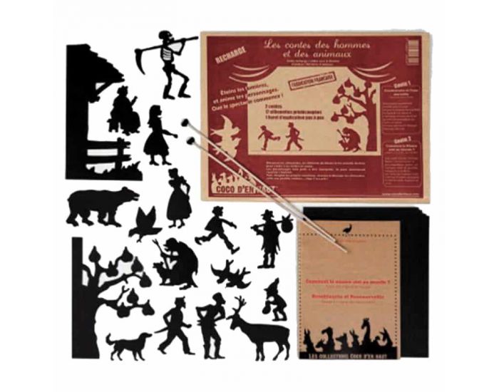 COCO D'EN HAUT Pochette � Histoires Ombres Chinoises les Contes des Hommes - D�s 5 ans (1)