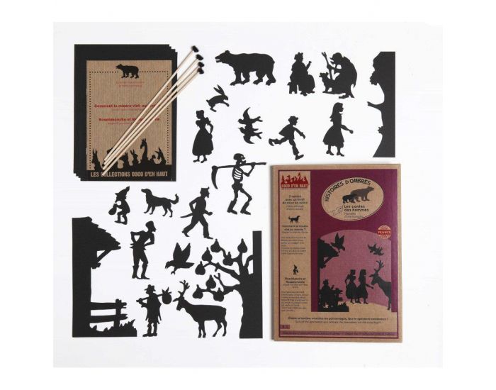 COCO D'EN HAUT Pochette � Histoires Ombres Chinoises les Contes des Hommes - D�s 5 ans (2)