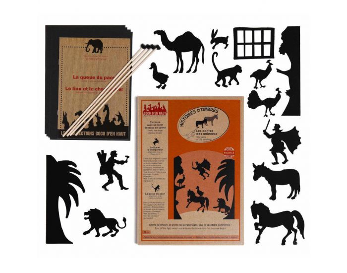 COCO D'EN HAUT Pochette � Histoires Ombres Chinoises - Les Contes des Animaux - D�s 5 ans (1)