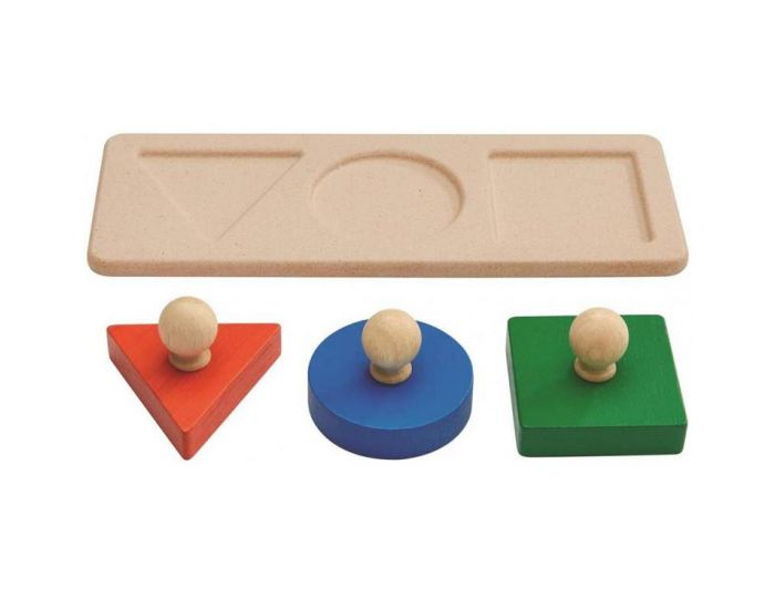 PLAN TOYS Puzzle d'encastrement 3 formes - D�s 12 mois (1)