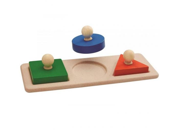 PLAN TOYS Puzzle d'encastrement 3 formes - D�s 12 mois (2)