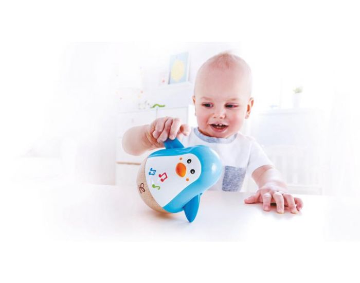 HAPE Pingouin culbuto musical - D�s 6 mois (2)