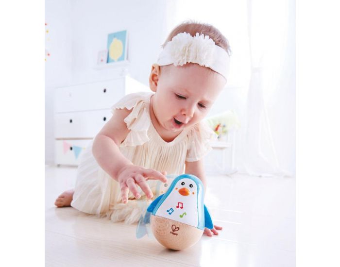 HAPE Pingouin culbuto musical - D�s 6 mois (3)