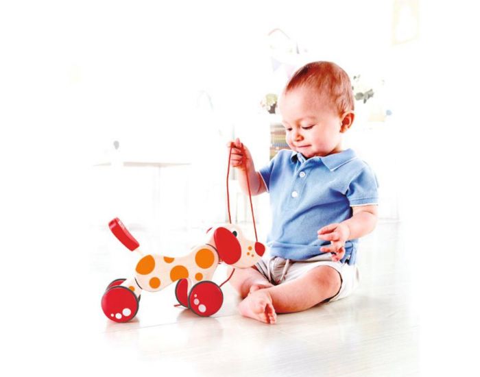 HAPE Jouet � Tirer - Chien Puppy - D�s 12 mois (3)