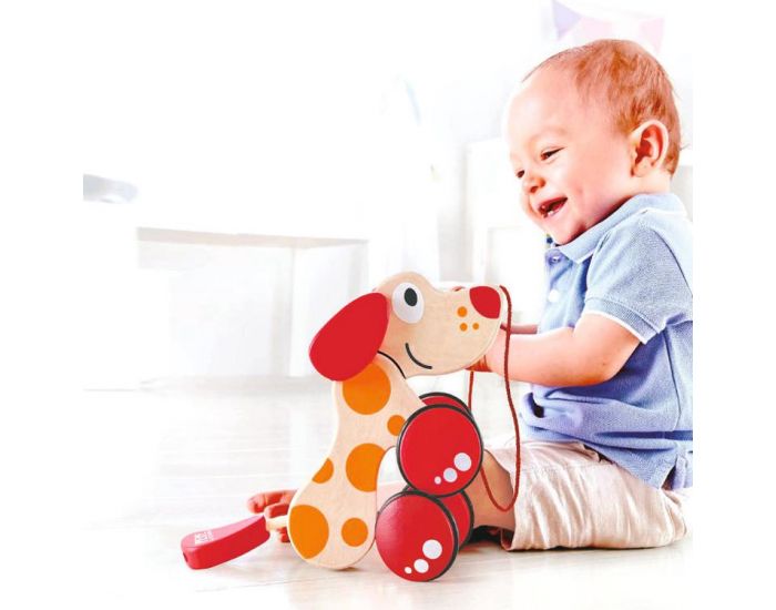 HAPE Jouet � Tirer - Chien Puppy - D�s 12 mois (4)