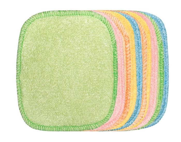 LES TENDANCES D'EMMA 10 Carrs Dmaquillants Lavables - Bambou Couleur (1)