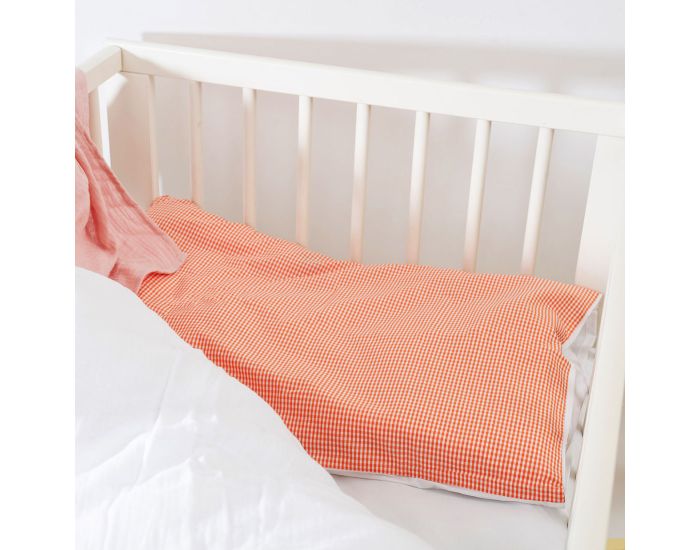 PAPATE Taie d'Oreiller en Coton Bio - Vichy (5)