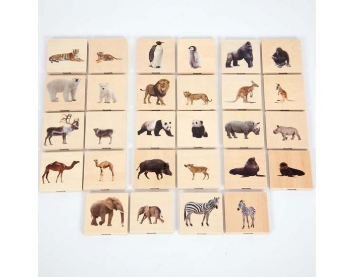 TICKIT Memory animaux sauvages - D�s 12 mois (1)