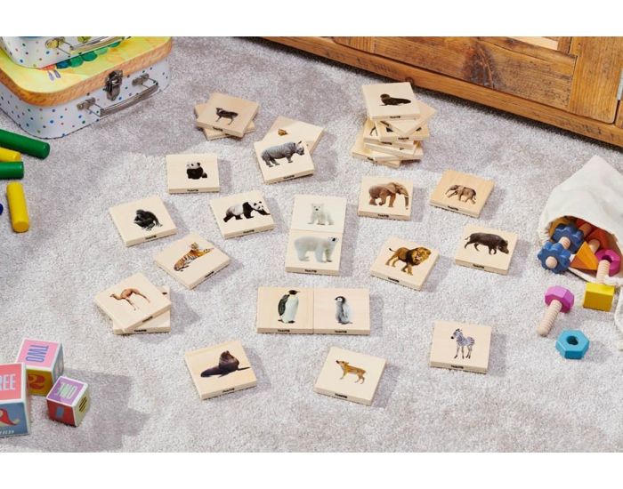 TICKIT Memory animaux sauvages - D�s 12 mois (2)