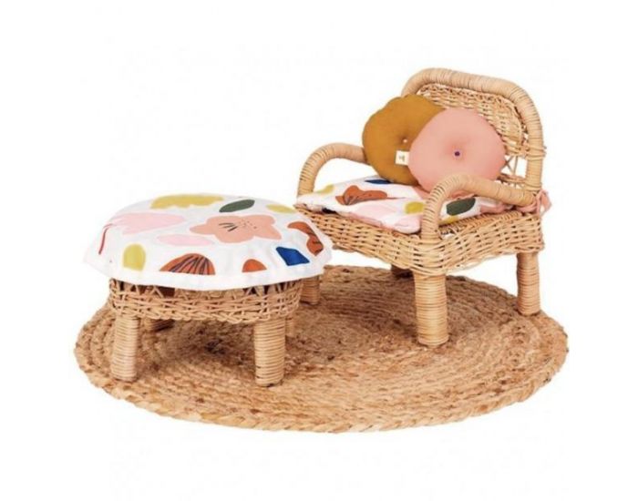 FABELAB Chaise pour Poup�e en Rotin (1)
